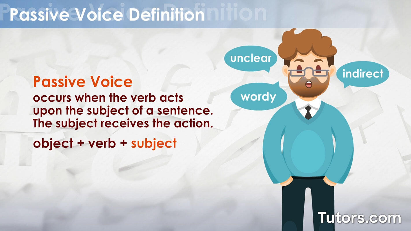 Passive voice definition