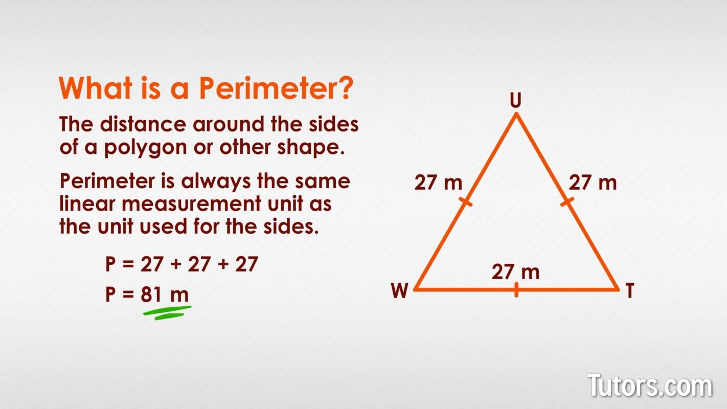 Perimeter of an equilateral triangle