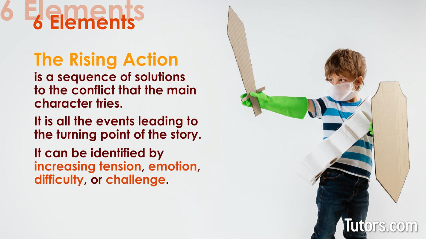 Plot diagram - rising action