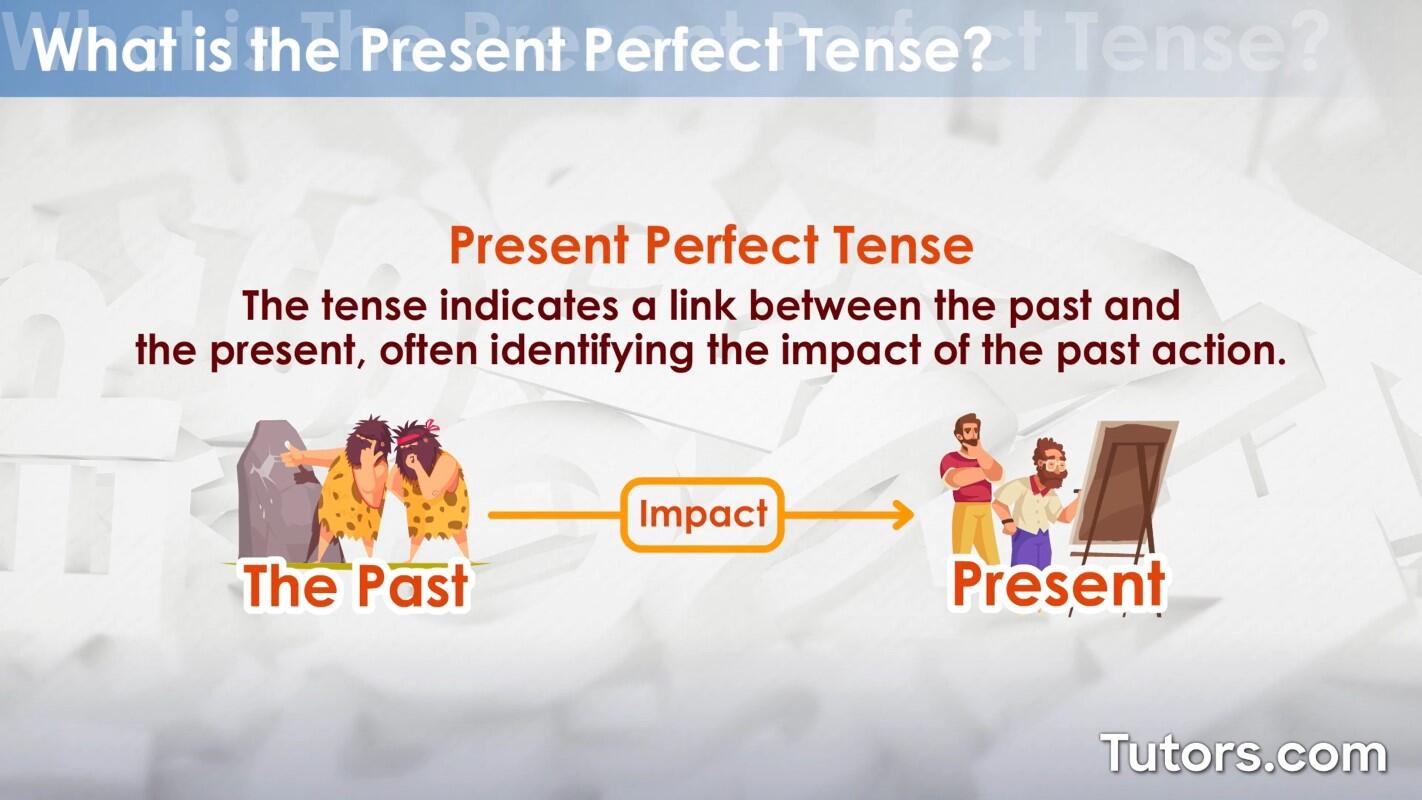 What is the present perfect tense?