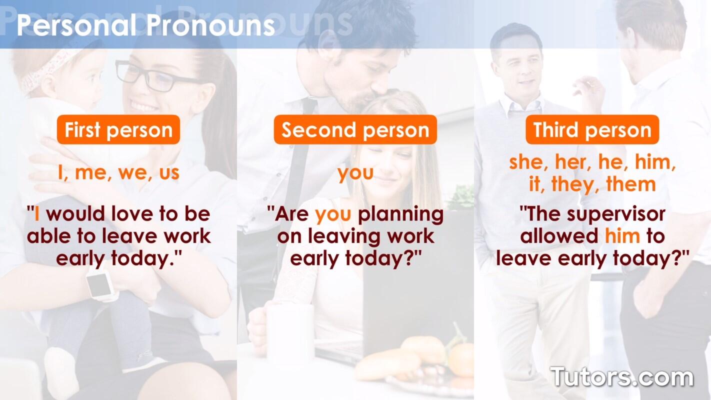 Personal pronouns