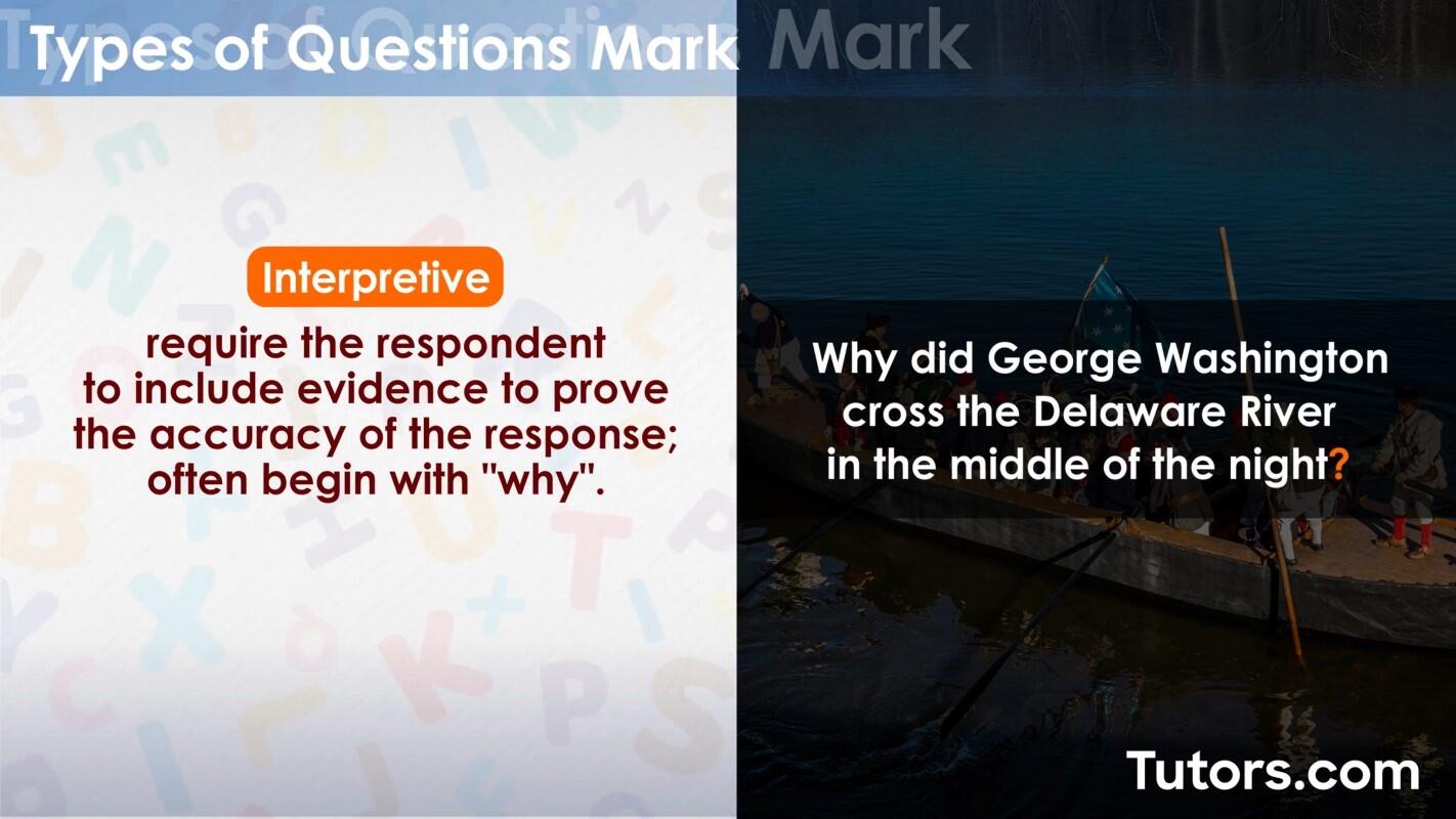 Interpretive questions