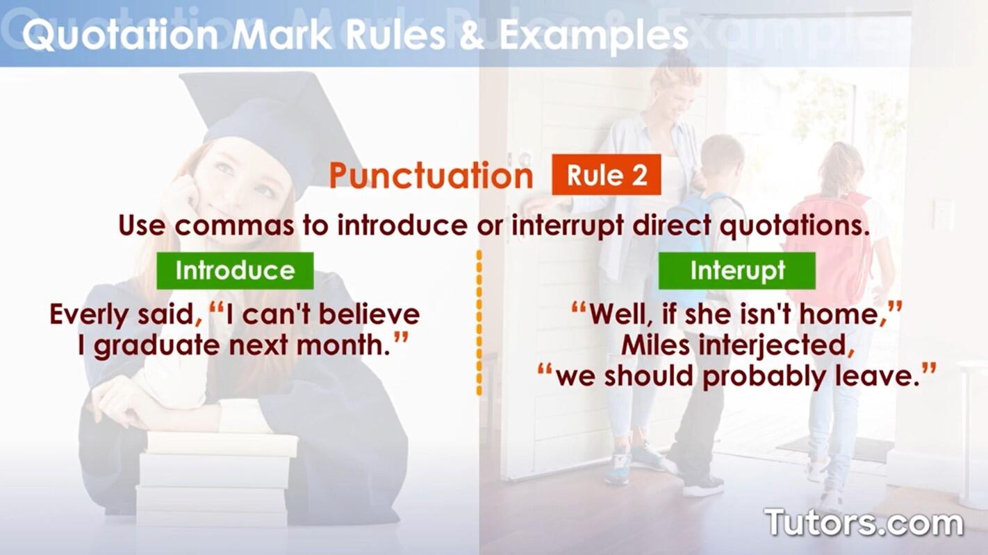Direct quotations