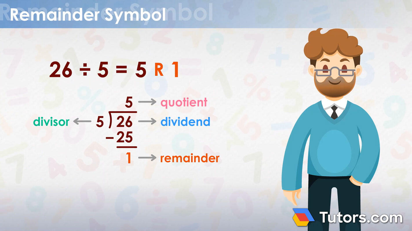 Remainder symbol