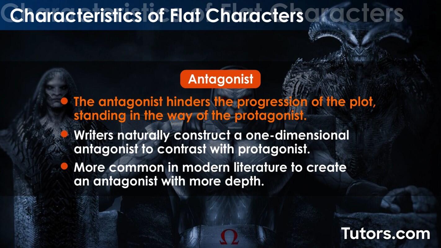 Characteristics of flat characters