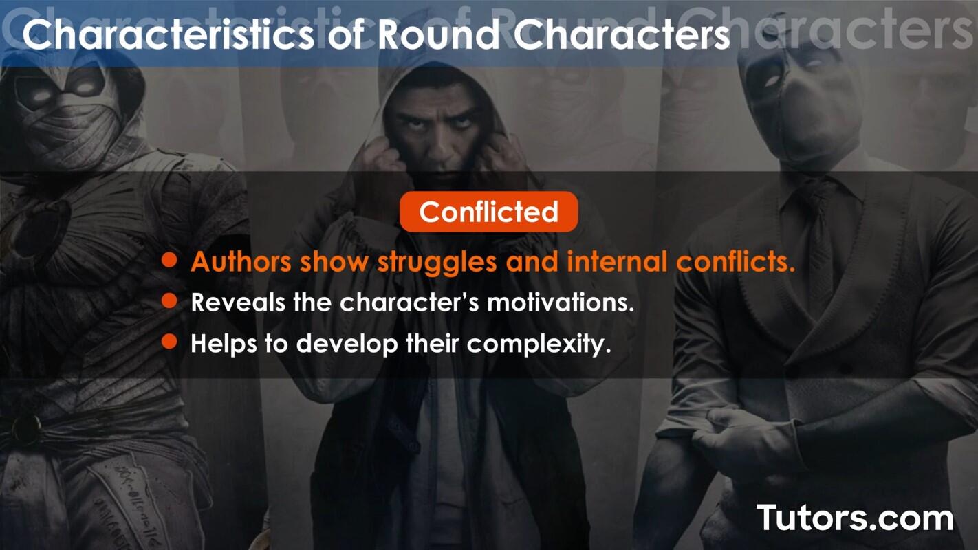 Characteristics of round characters
