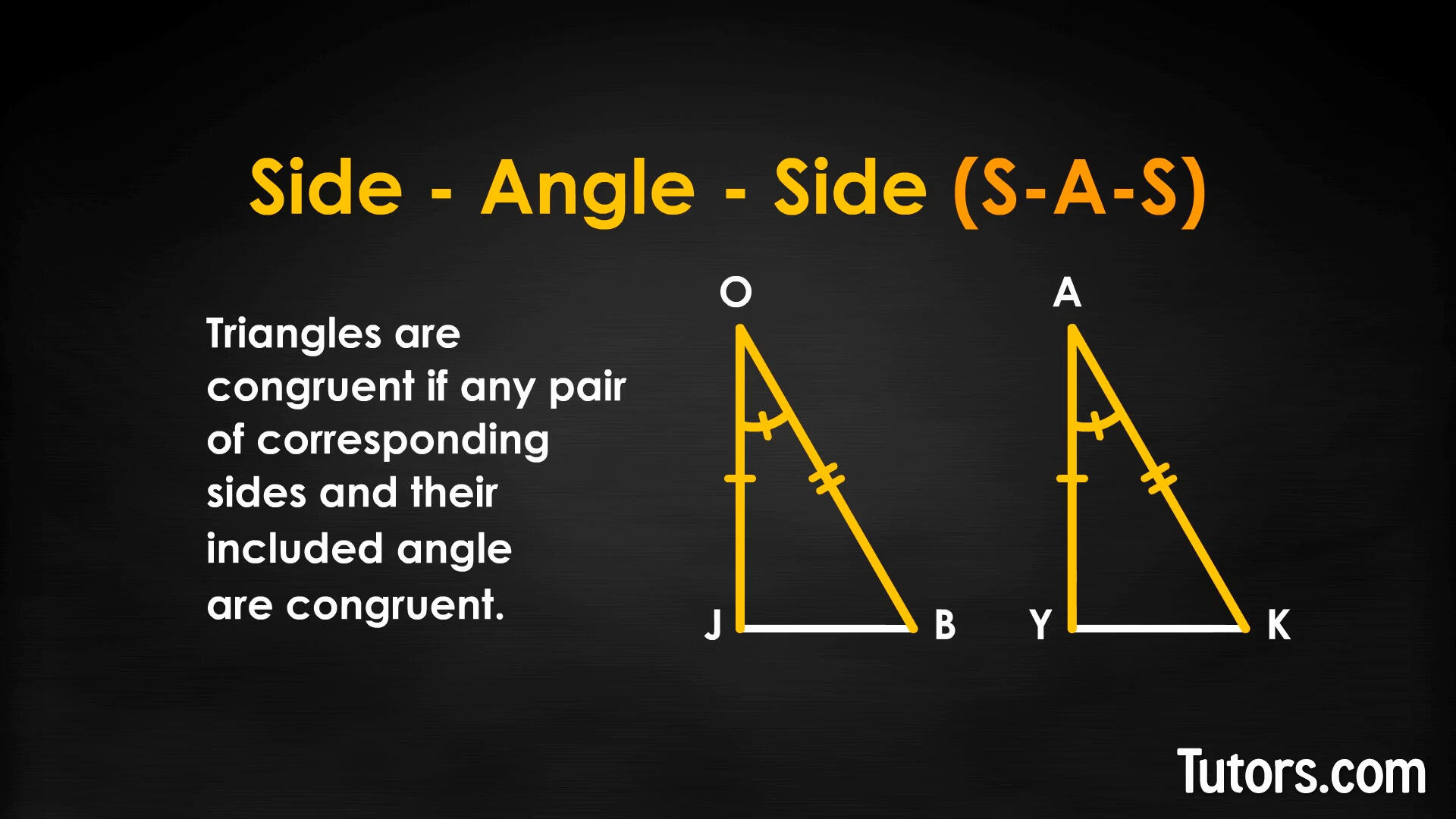 SAS Theorem - Triangle Congruence