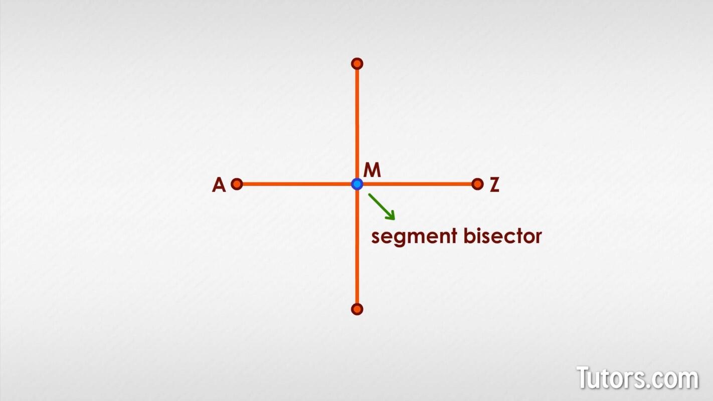 Line segment bisector