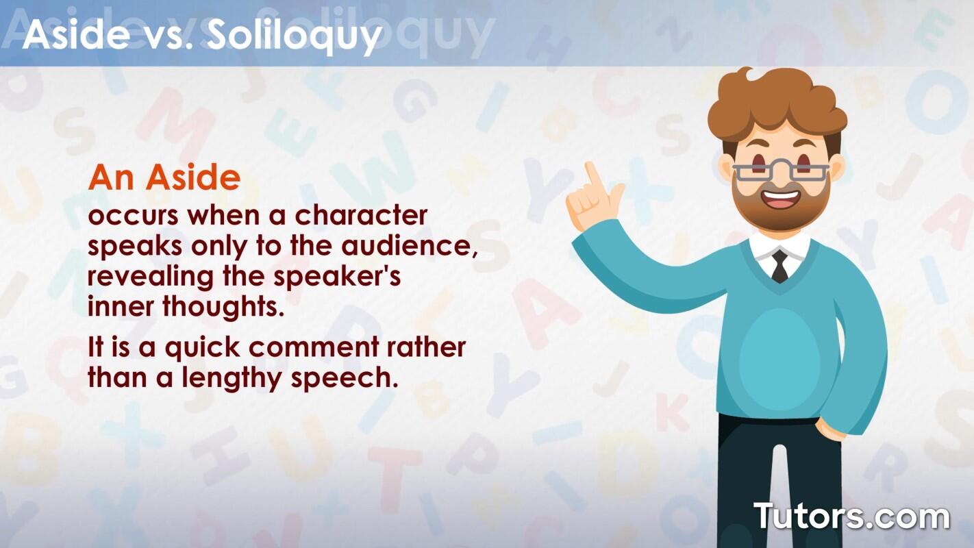 Soliloquy vs. aside