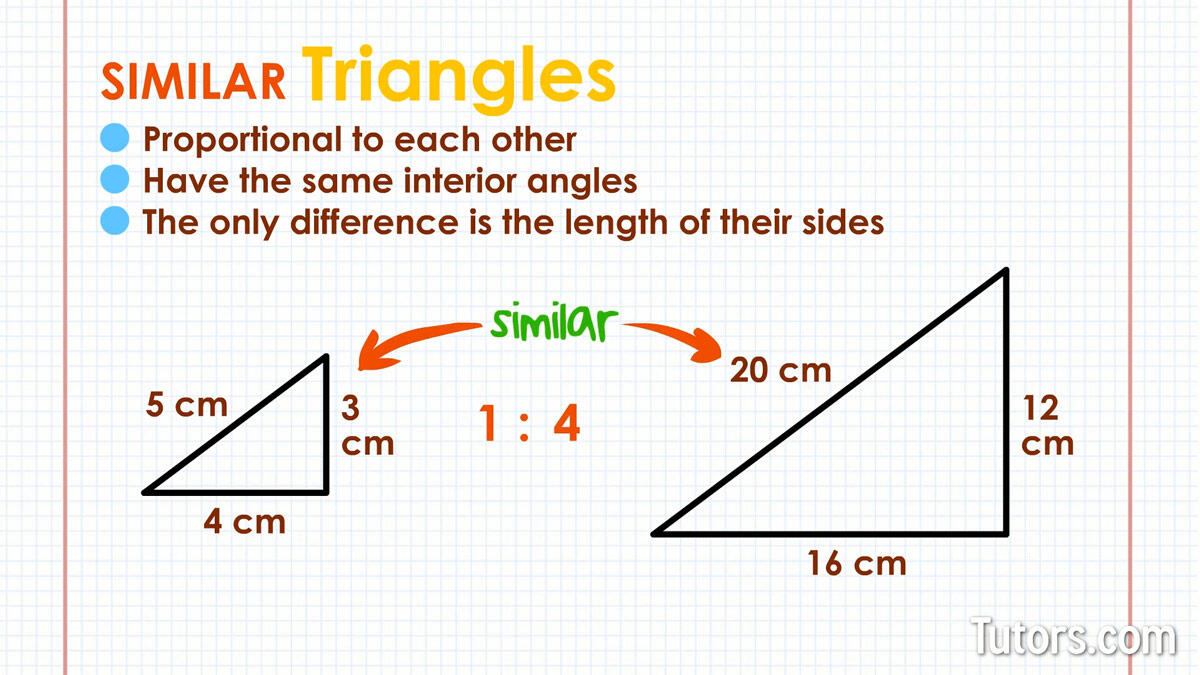 Transitive Property of Congruence - Similar Triangle Ratio