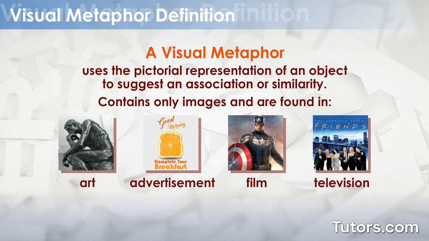 Visual metaphor definition