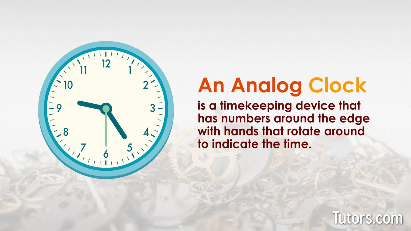 What is an analog clock