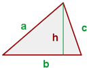 area de triangulo