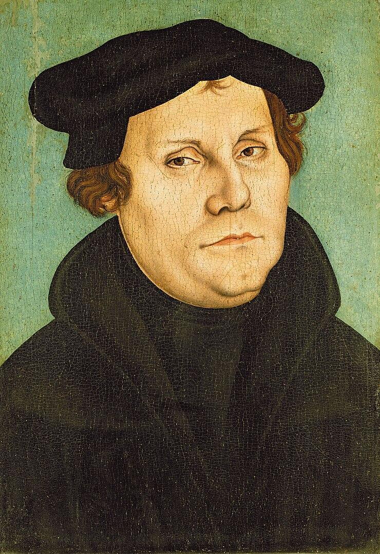 paiting of Martin luther