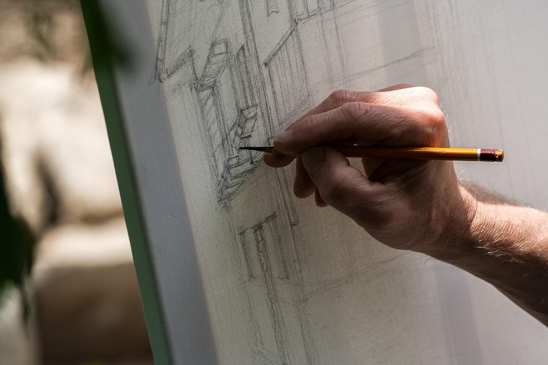 How can you draw a house?