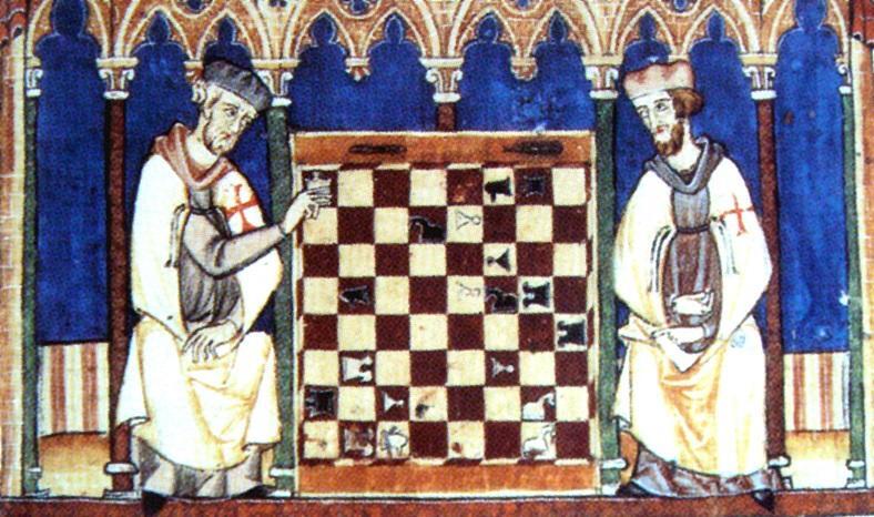 Art from as far back as the 13th Century depicts chess players