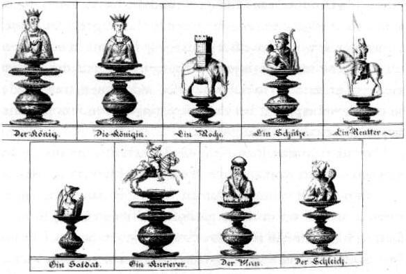 Chess pieces used to look very different