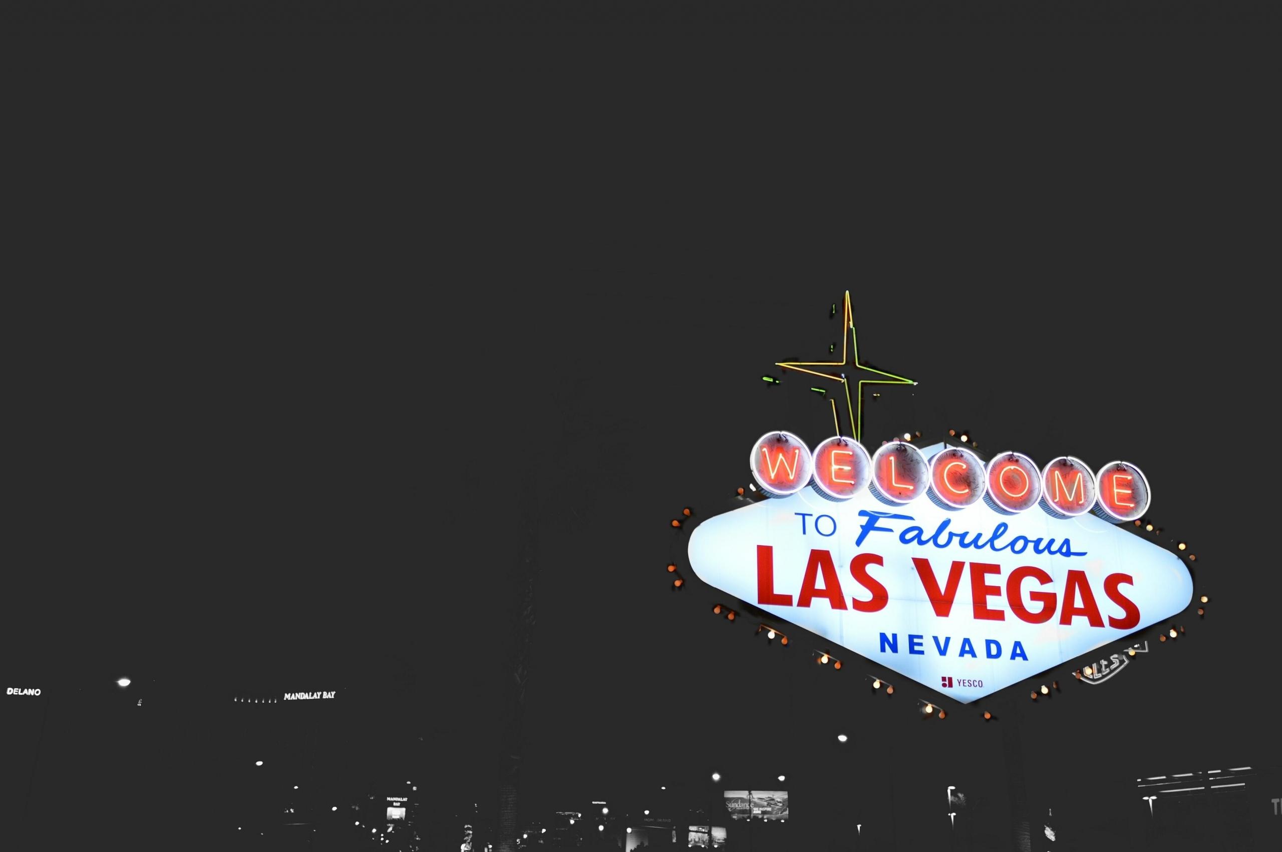 Las Vegas skylt