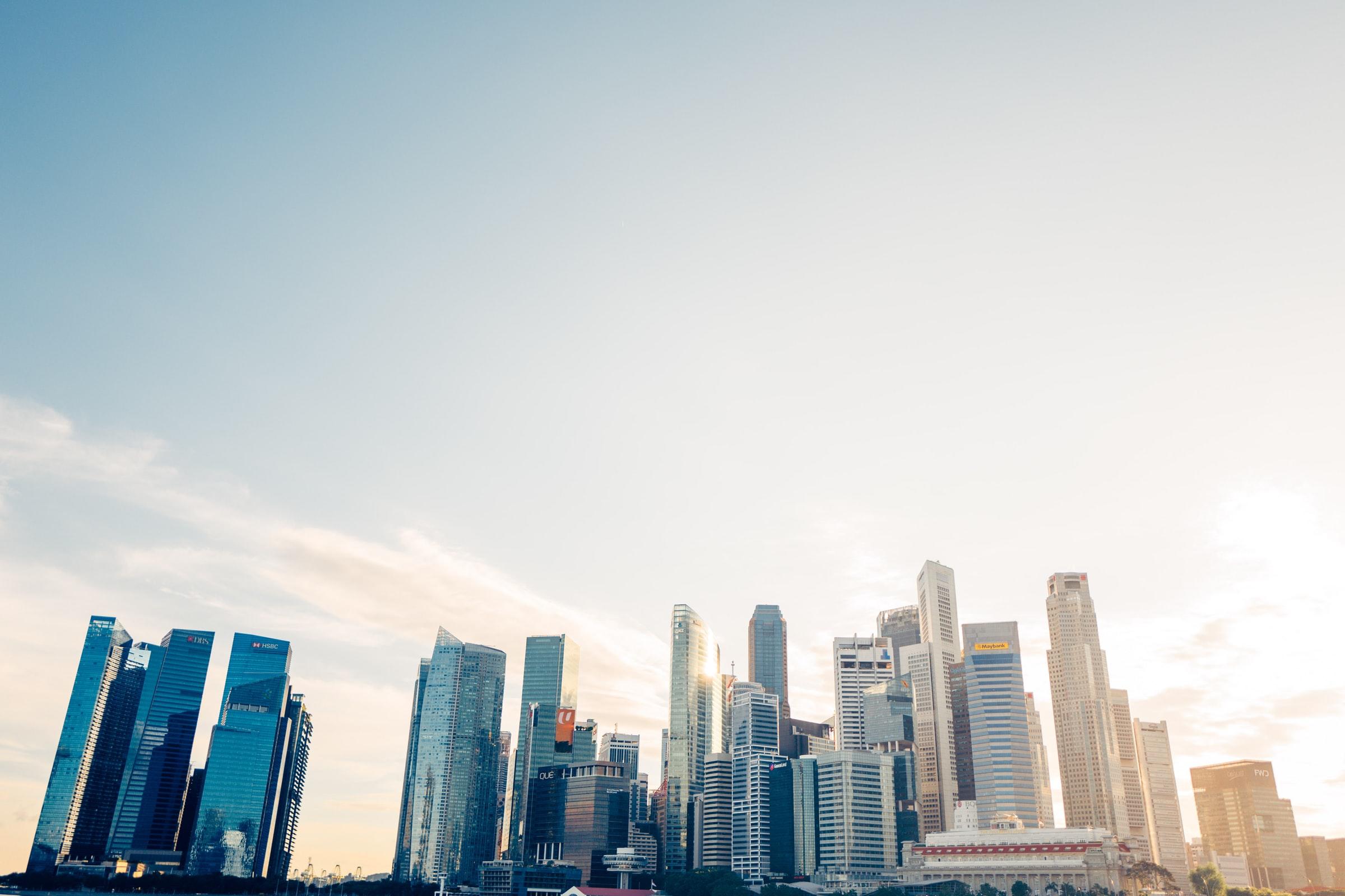 vy över ekonomicentrat singapore