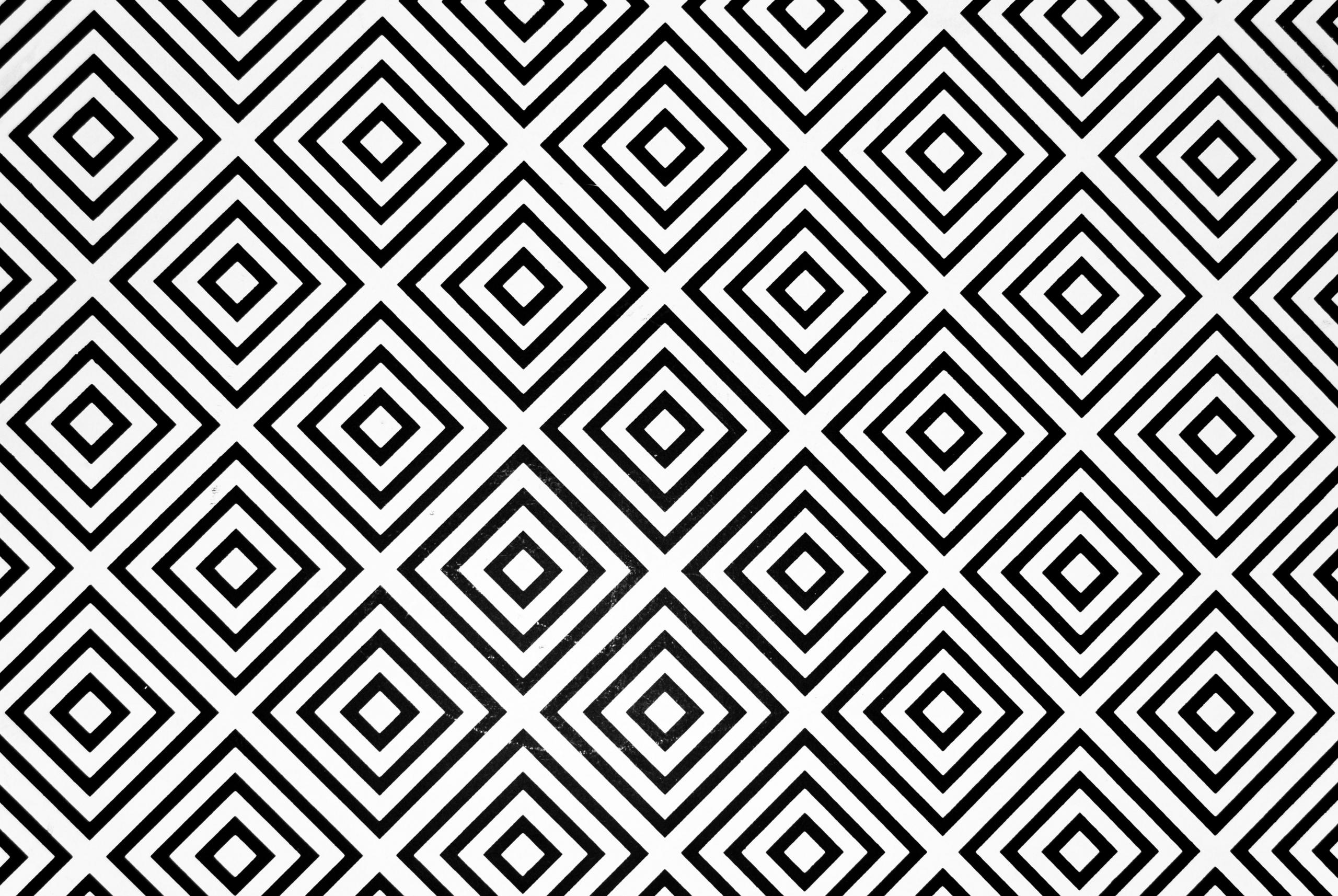 Geometrisk konst är vanligt förekommande i modern konst. 
