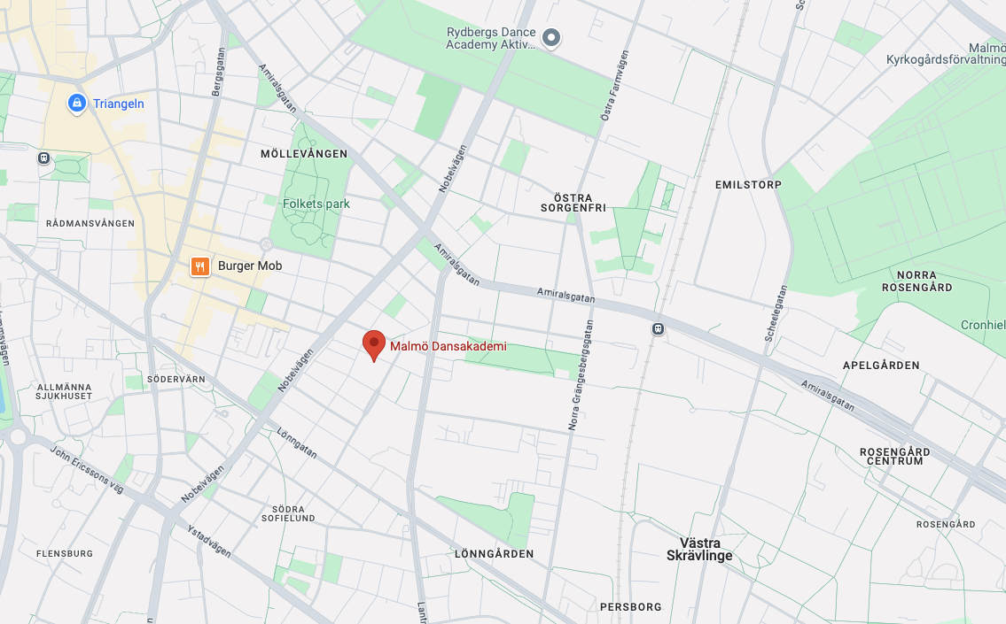 Hitta till Malmö dansakademi