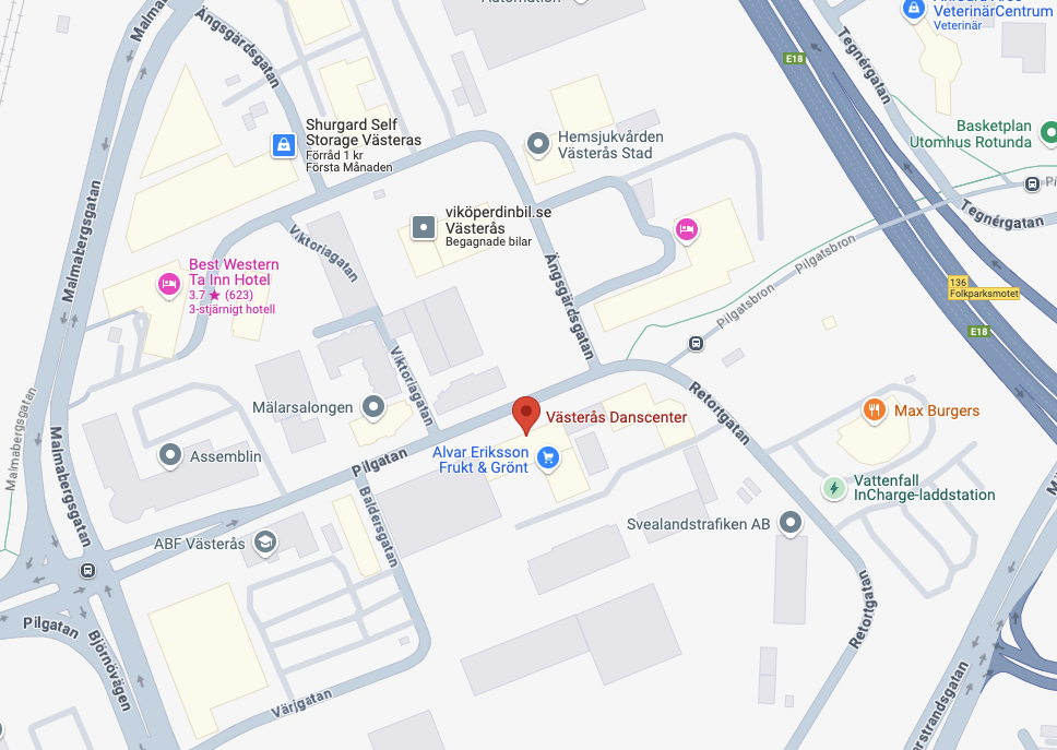 Hitta till Västerås Danscenter