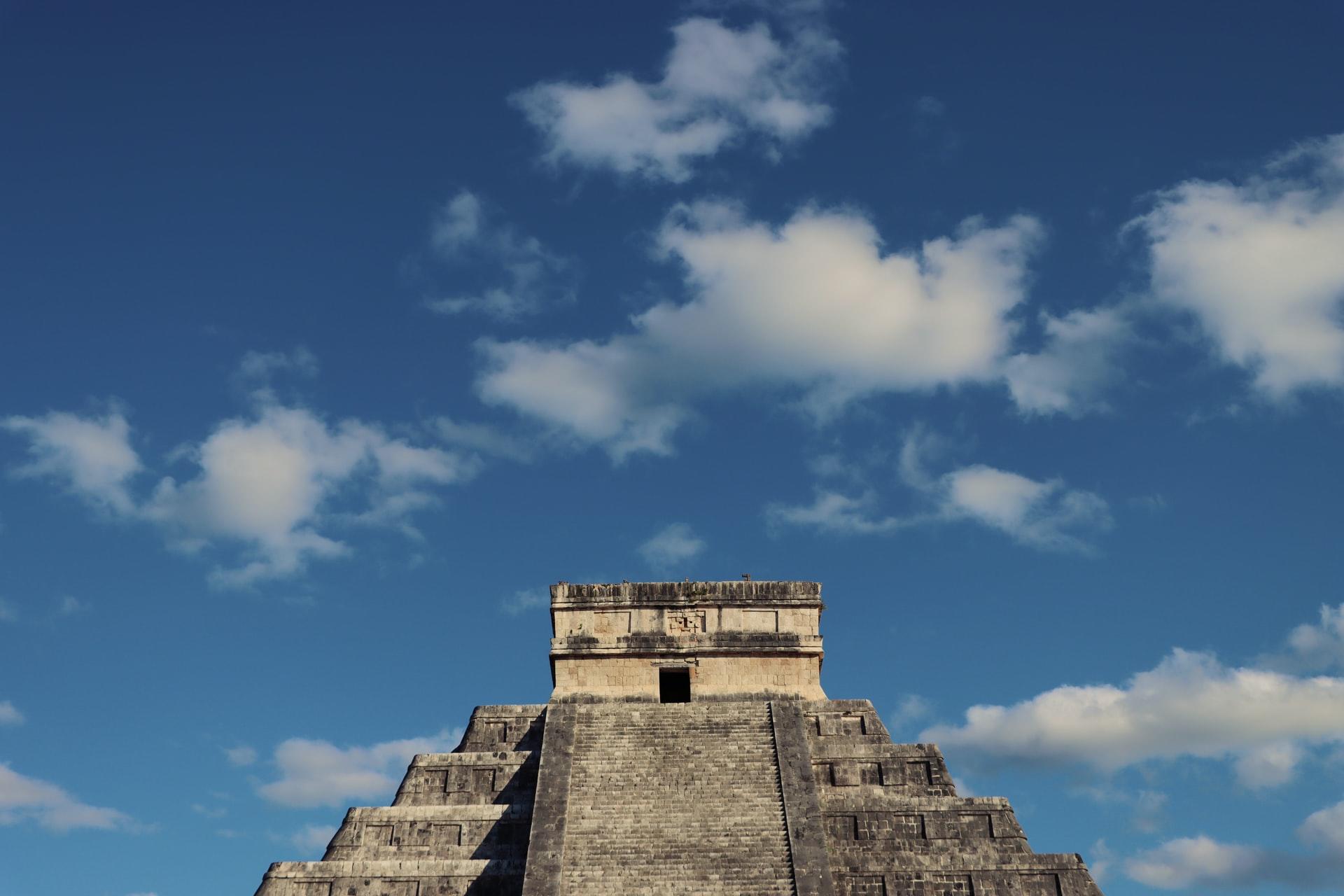 En Aztekisk pyramid