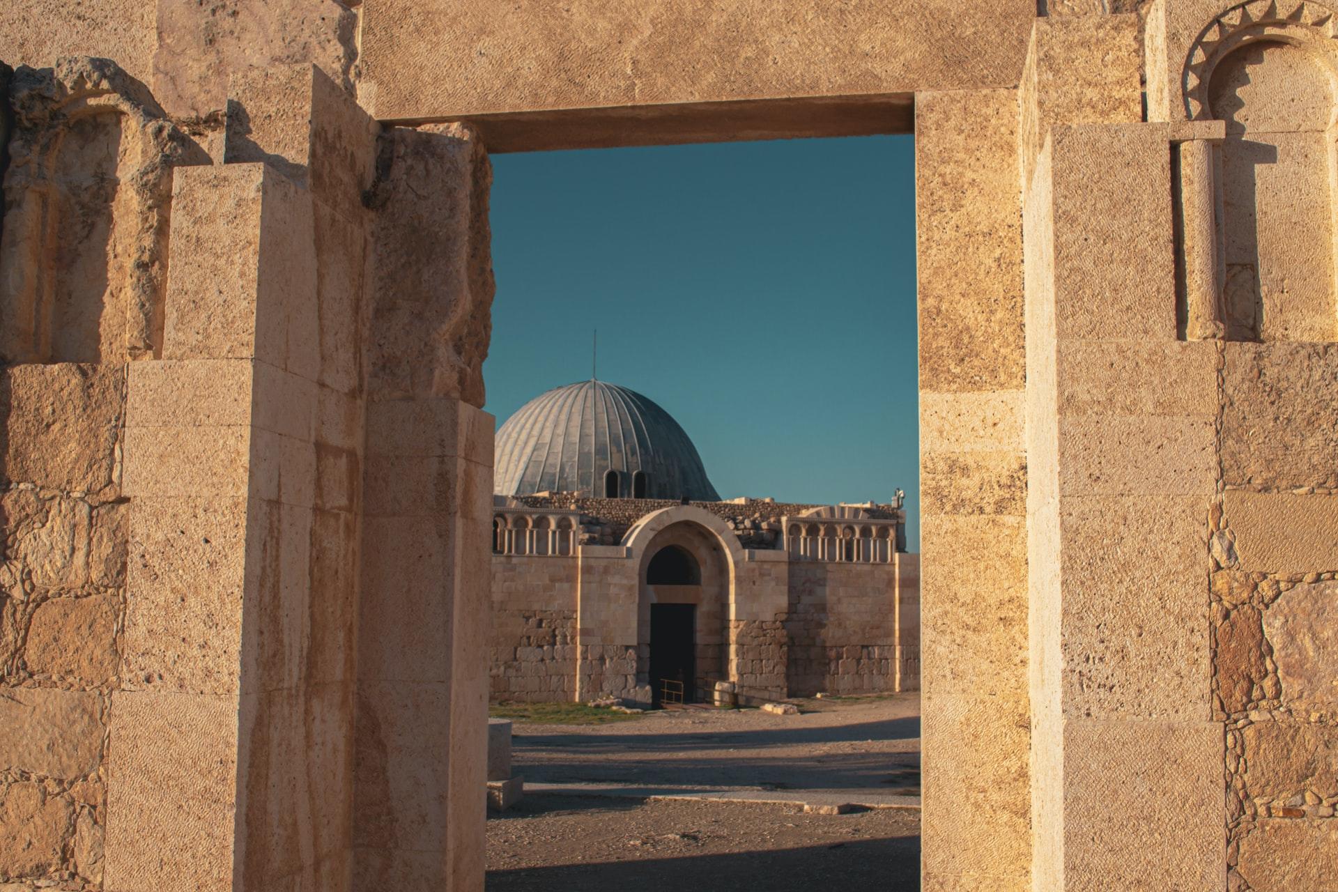 Bild på byggnad i Jordanien