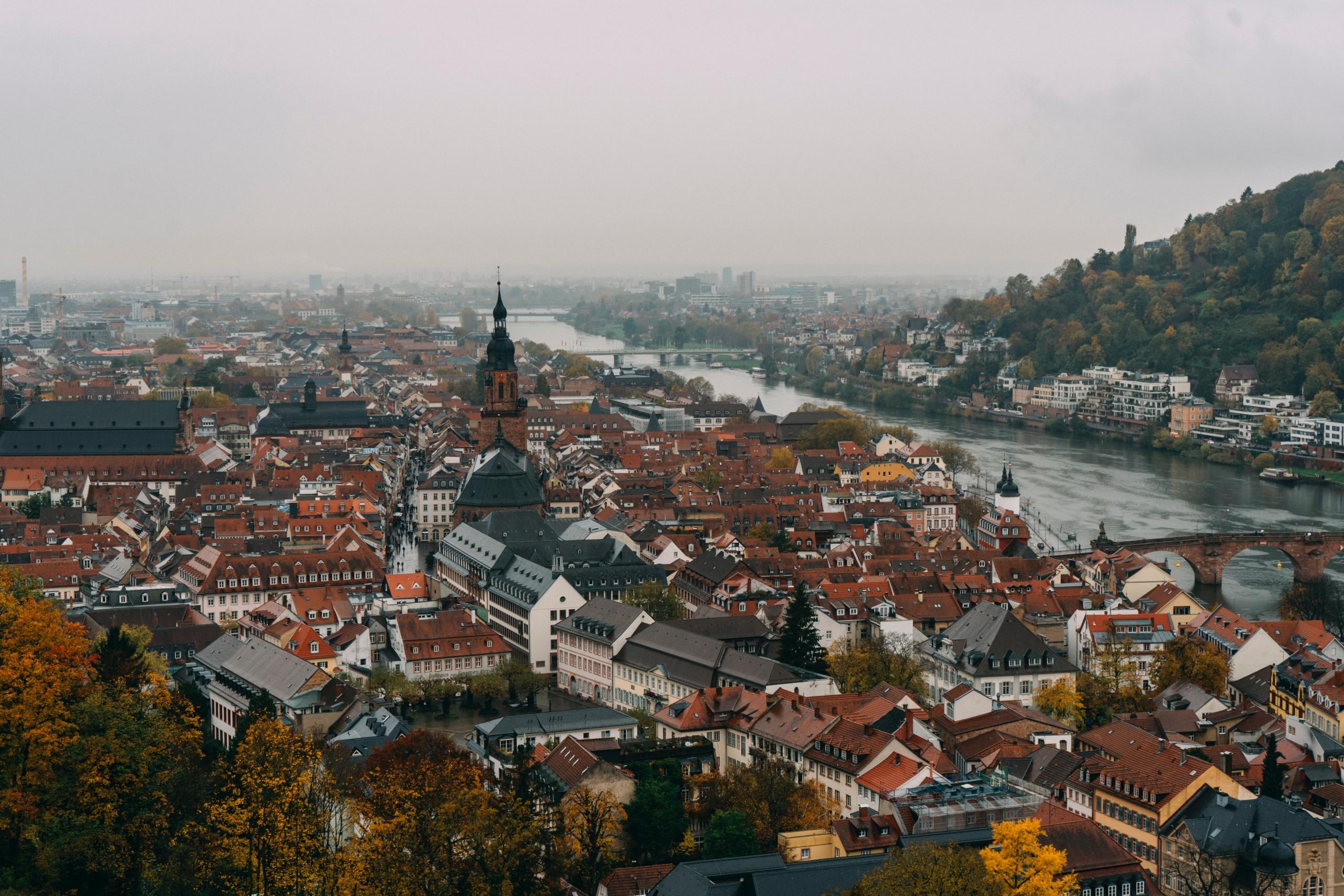 Den tyska staden Heidelberg: studera tyska varifrån som helst genom online-lektioner.