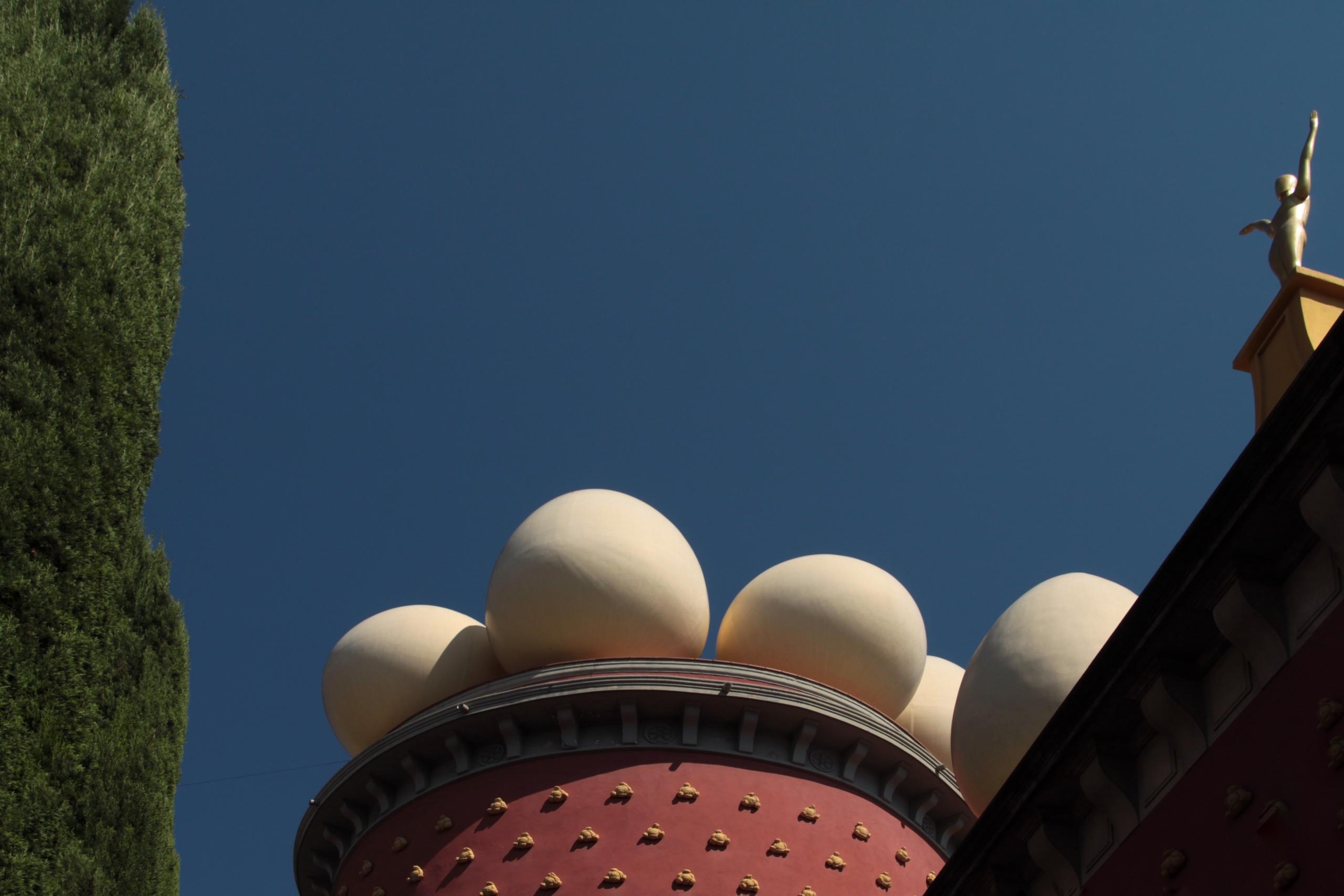 Taket på Dalí-museet i Spanien.