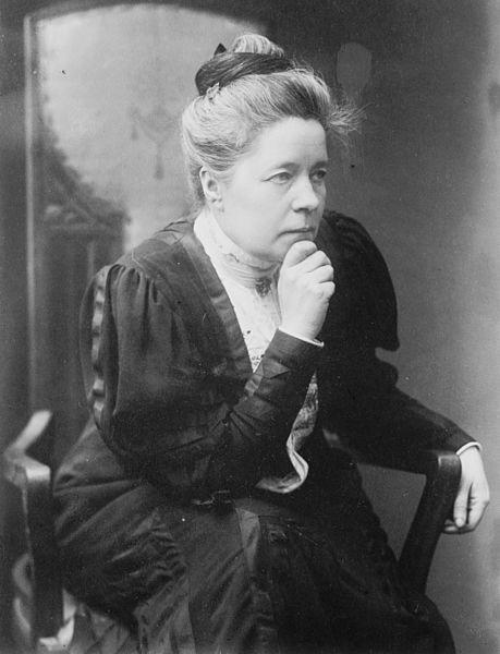 Porträt av en ung Selma Lagerlöf
