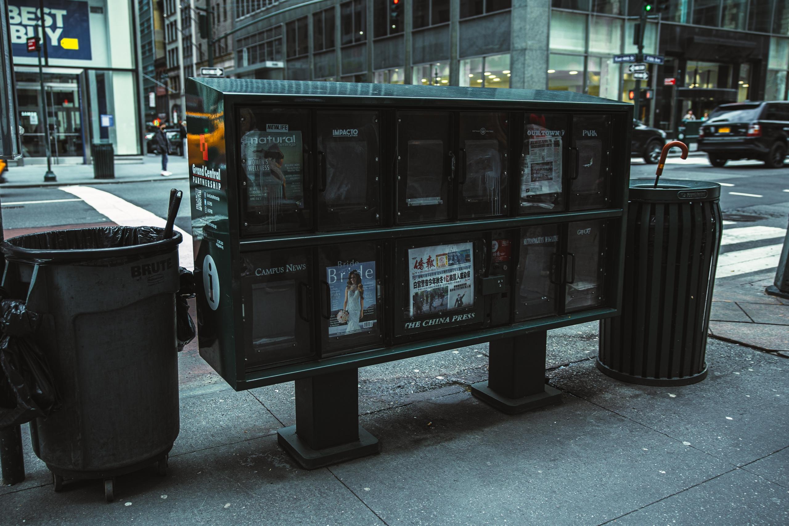 Tidningsföräljning i New York
