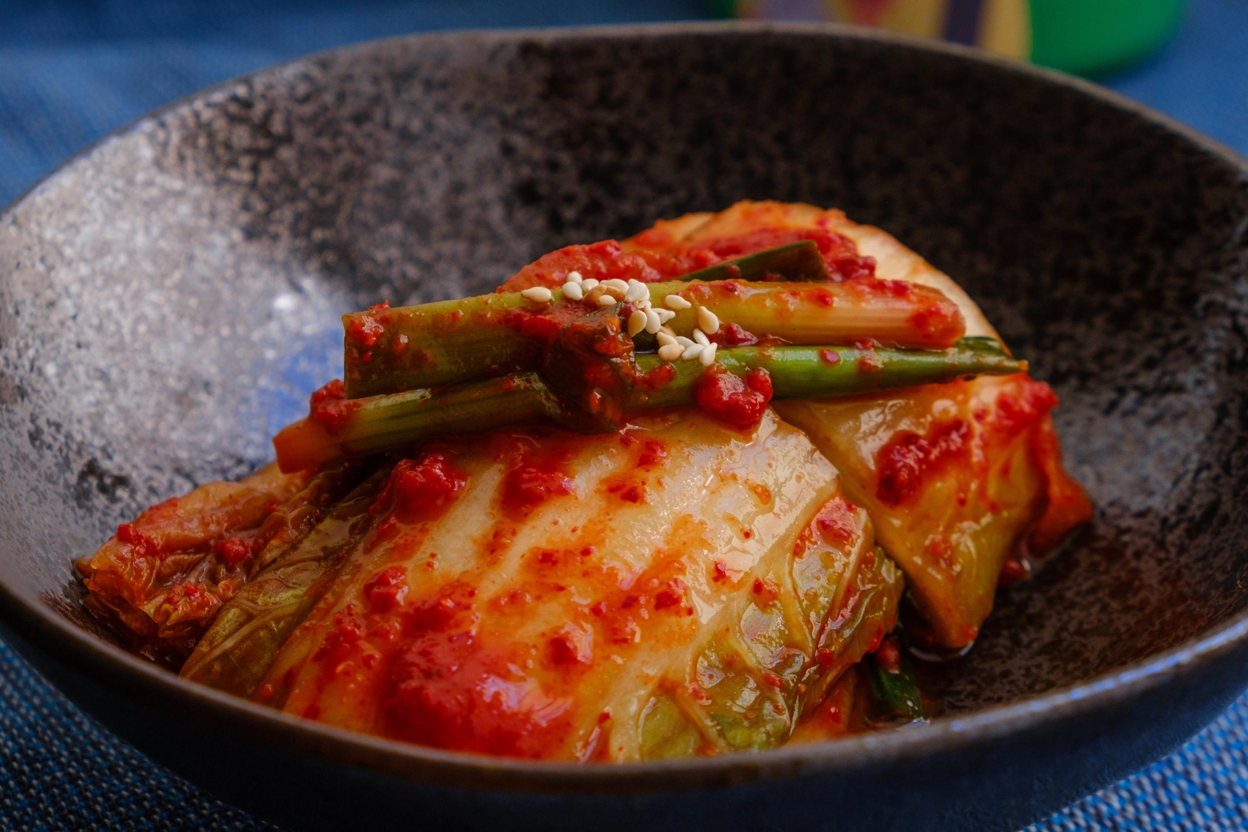 Kimchi som lagats hemma