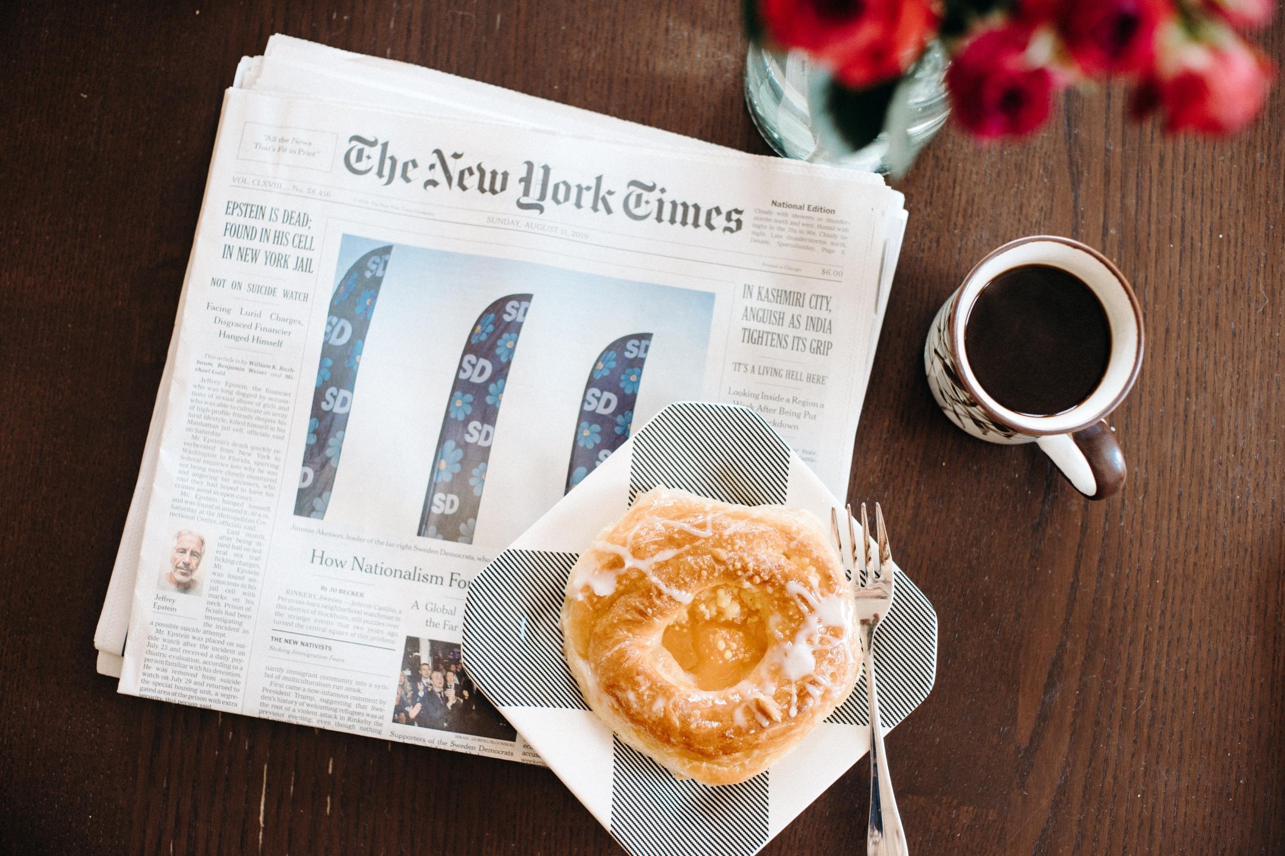 Frukost med the New York Times