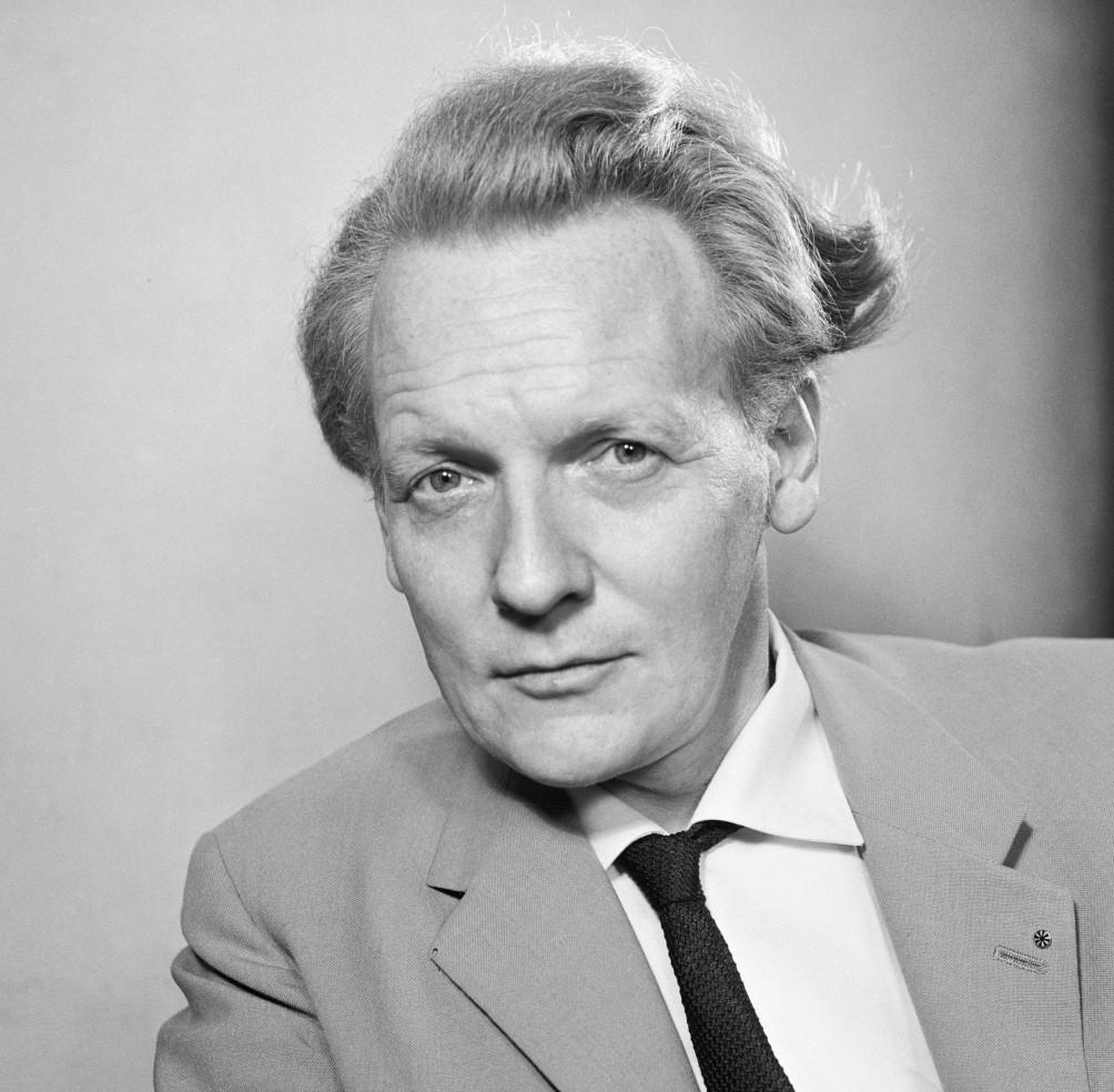FOTOGRAFI Porträtt av författaren Per Anders Fogelström.   1960-1960 FOTOGRAF: Elgstam. Aftonbladet BILDNUMMER: AB 1084 Stadsmuseet i Stockholm