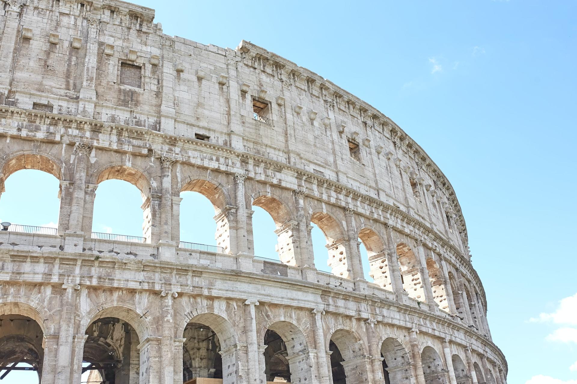 Byggnaden Colosseum i Rom.