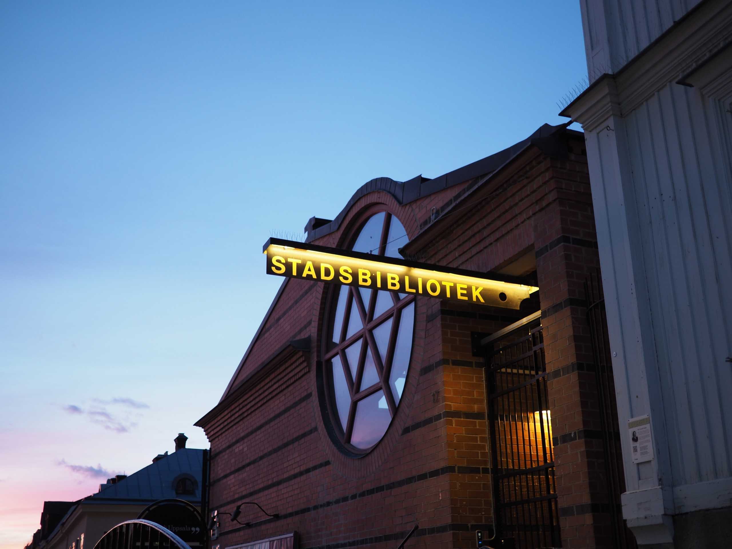 Uppsala Stadsbibliotek är en bra plats för läxhjälp och studier
