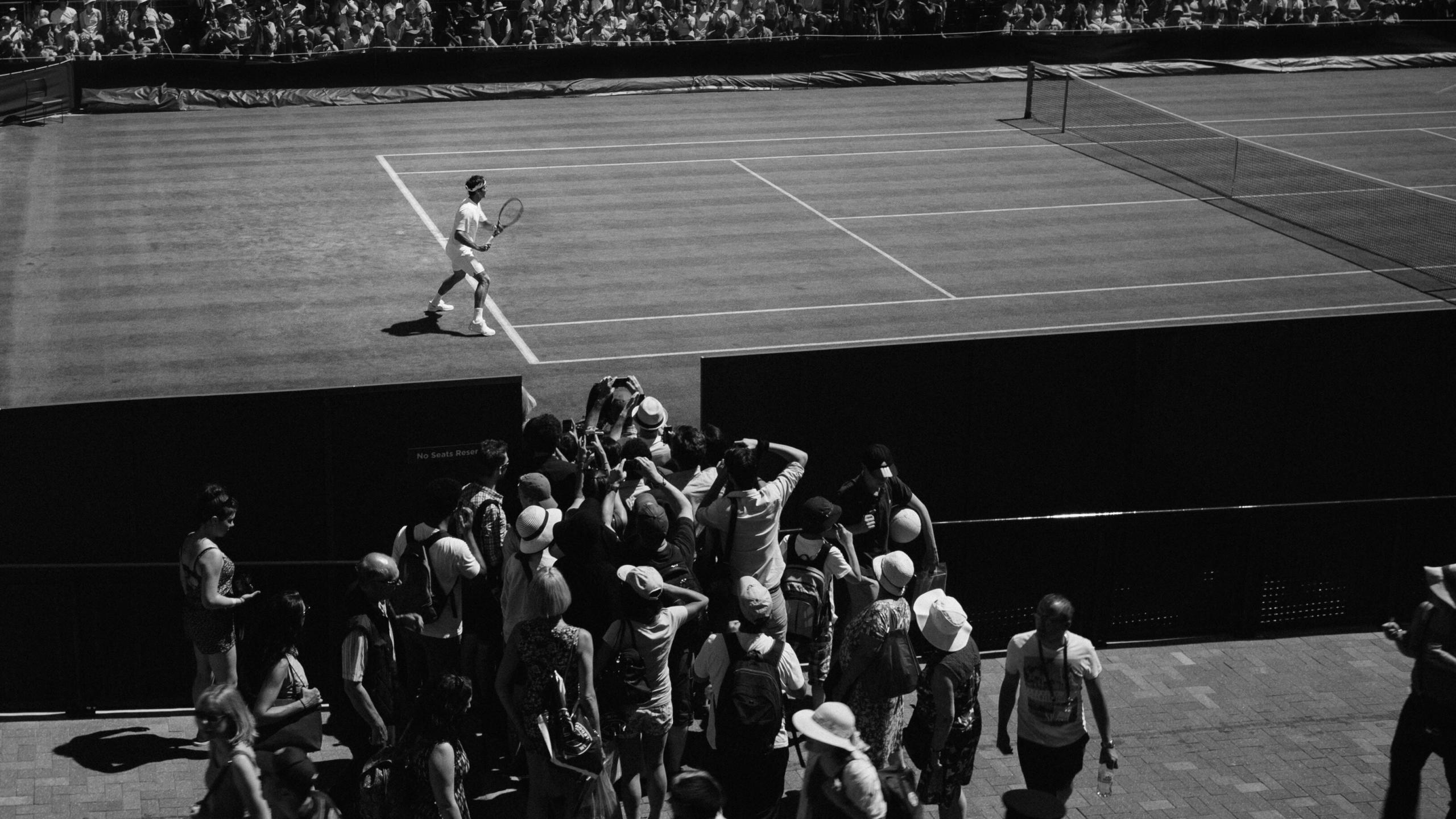 Roger Federer som har 8 Wimbledonvinster under bältet. 