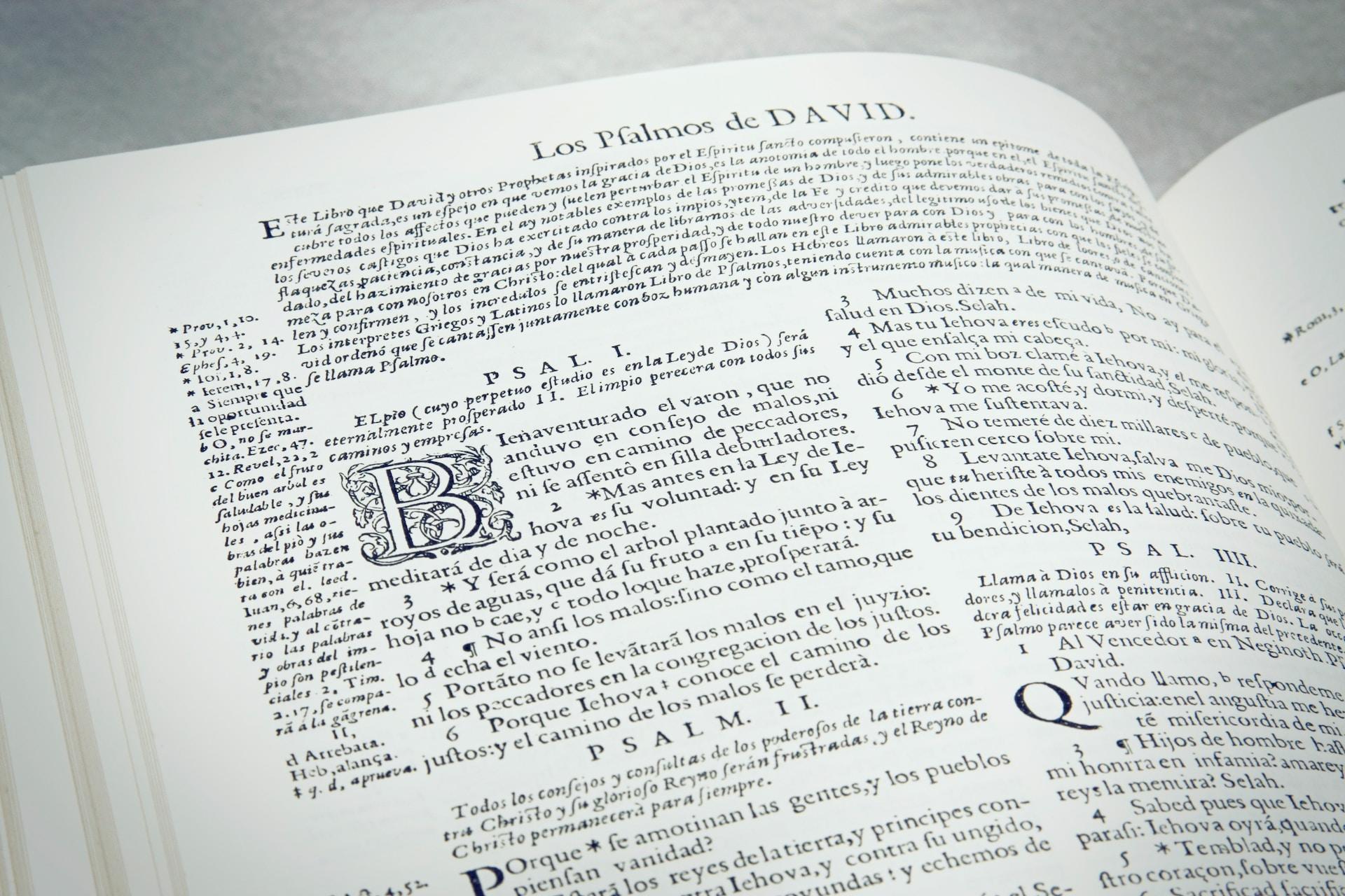 En bibel på spanska.