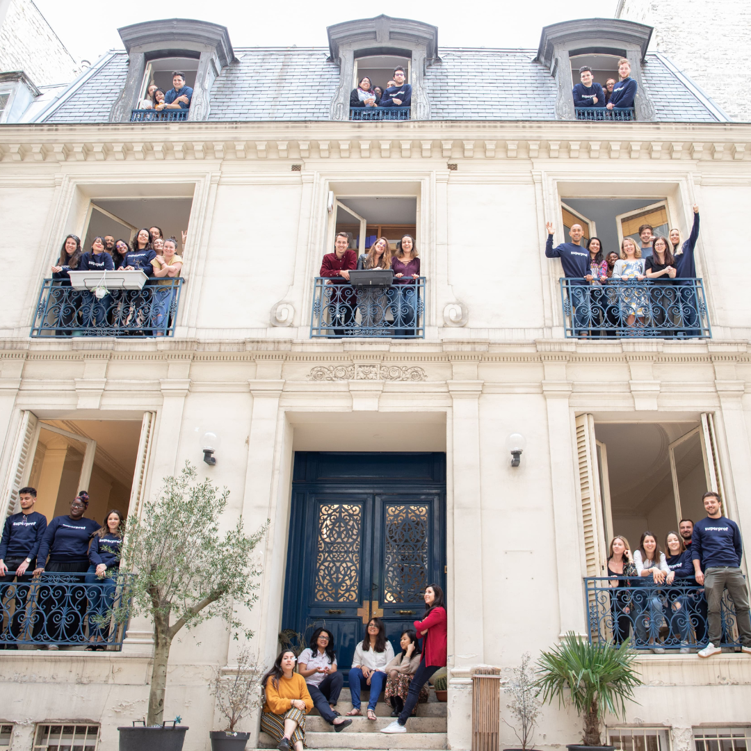 Superprofs kontor i Paris