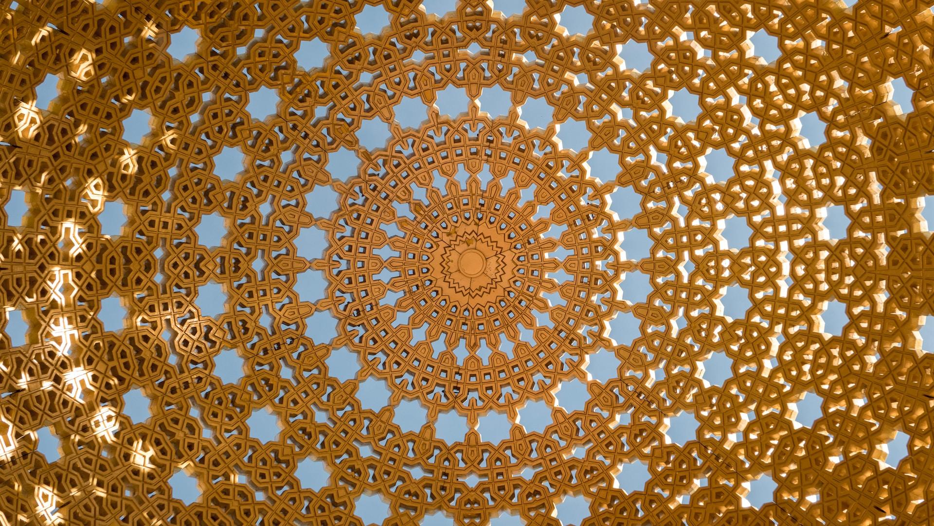 Motiv av tak i mellanöstern