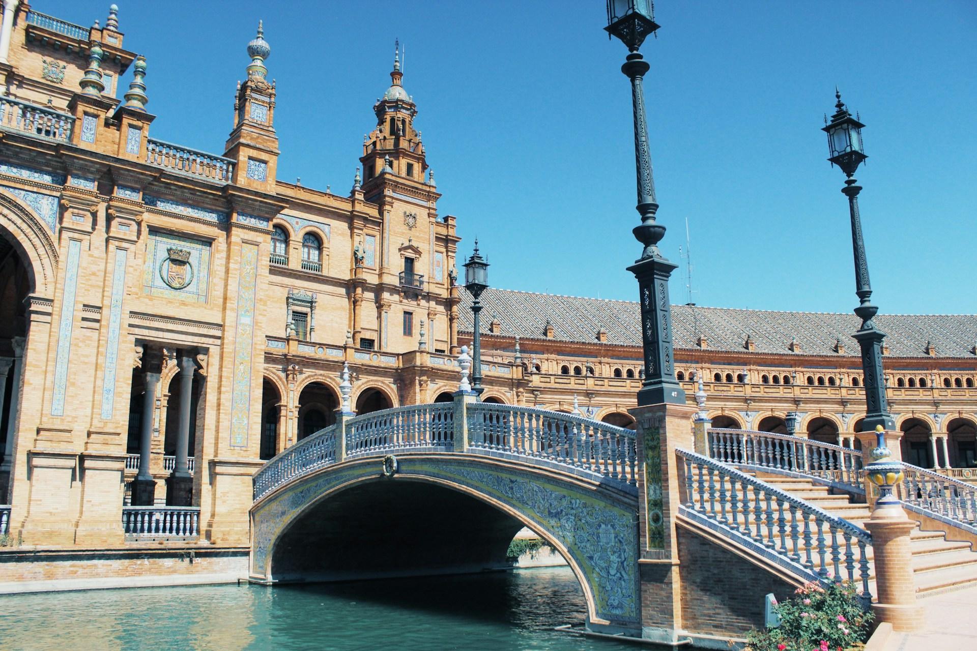 Plaza de Espana, Sevilla, Spanien