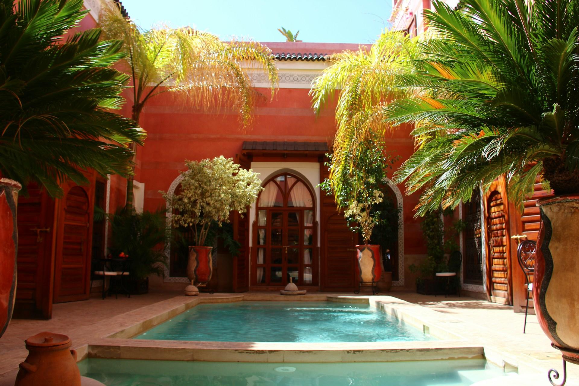 Riad med pool i Marrakech