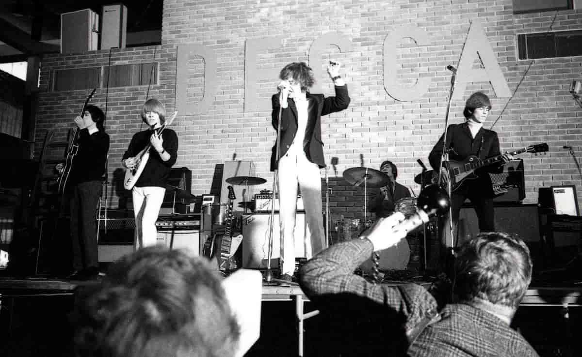 Rolling Stones på scenen.