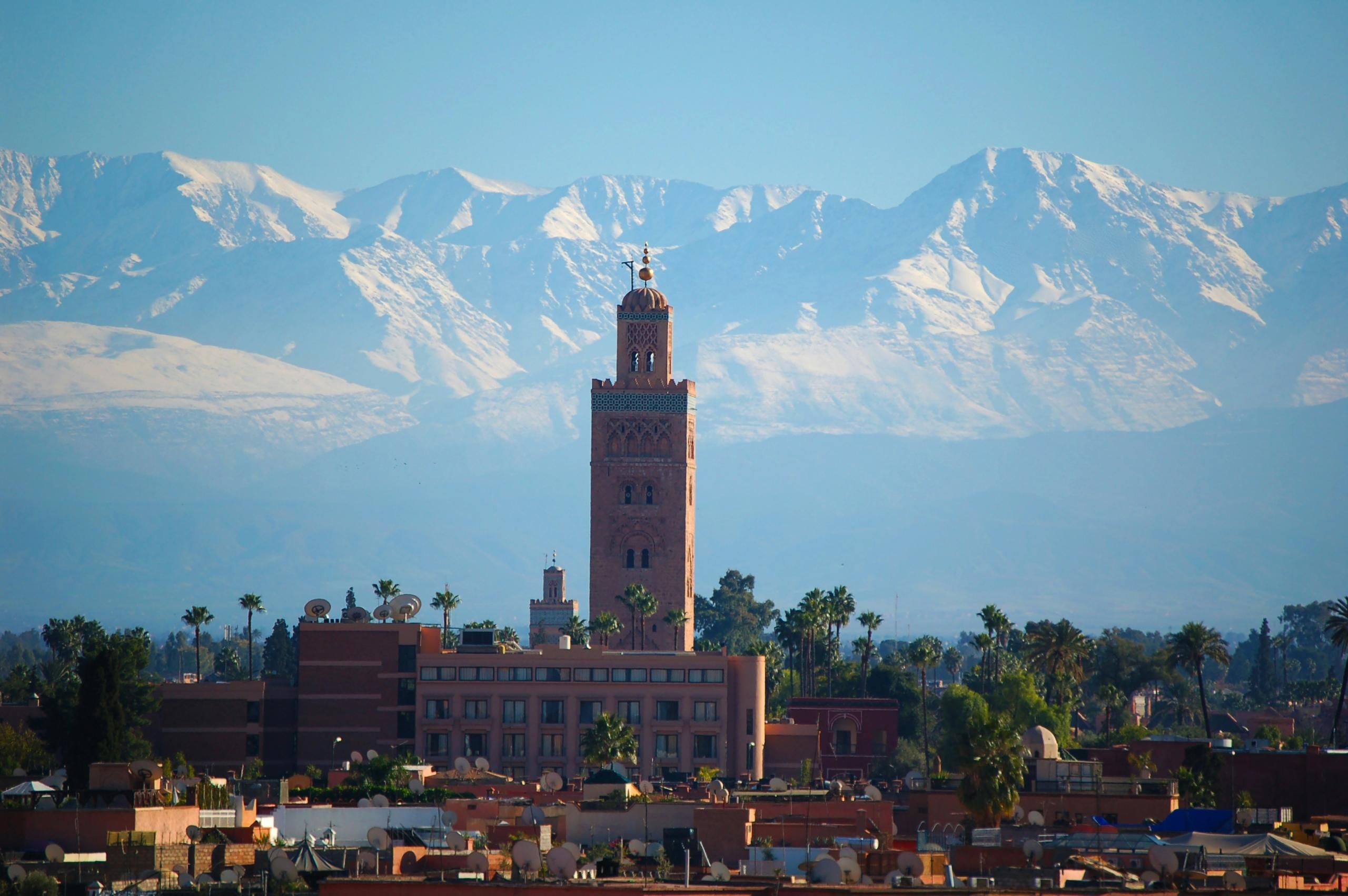 Torn i Marrakech, Marocko