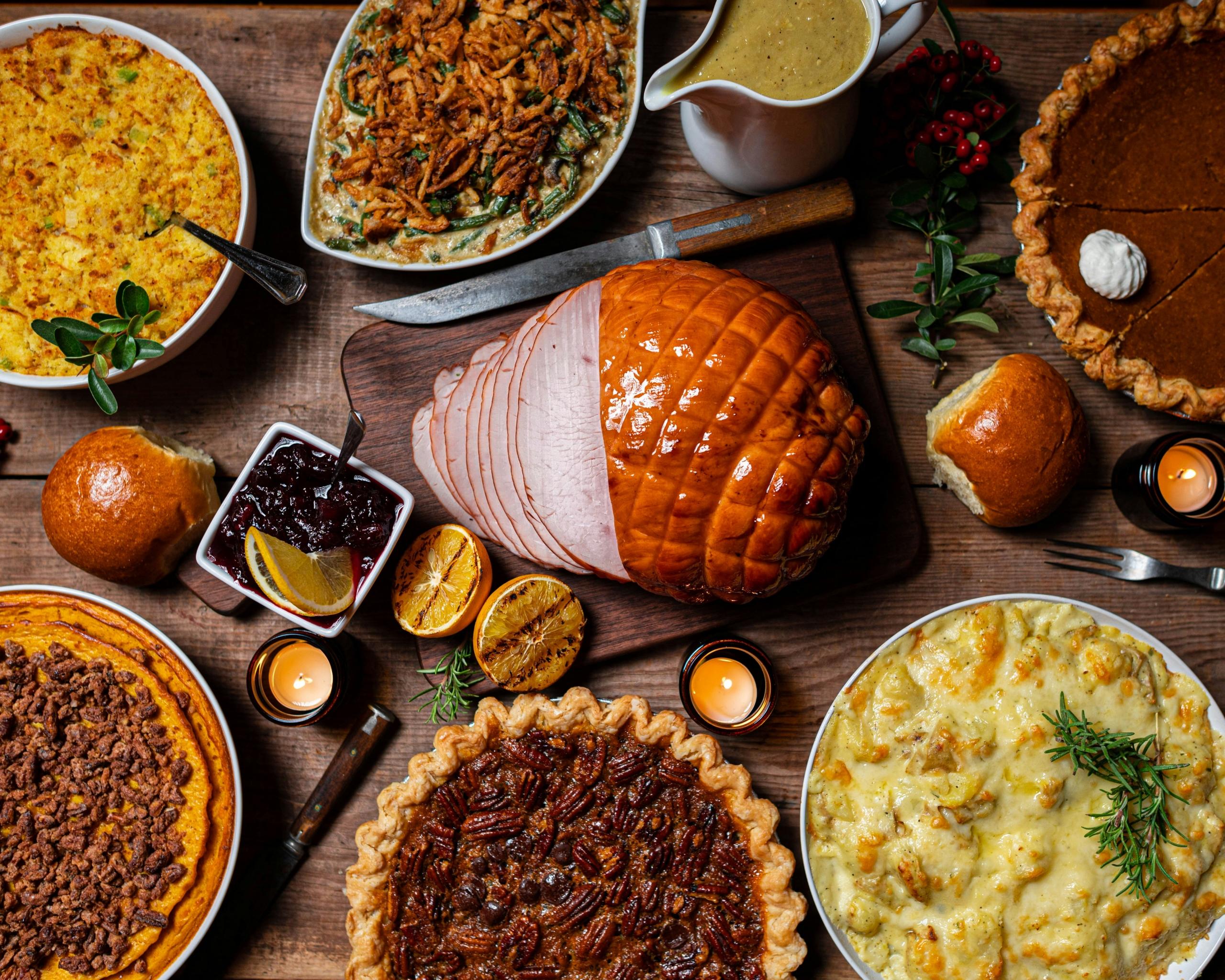 En typisk amerikansk julmiddag söderut