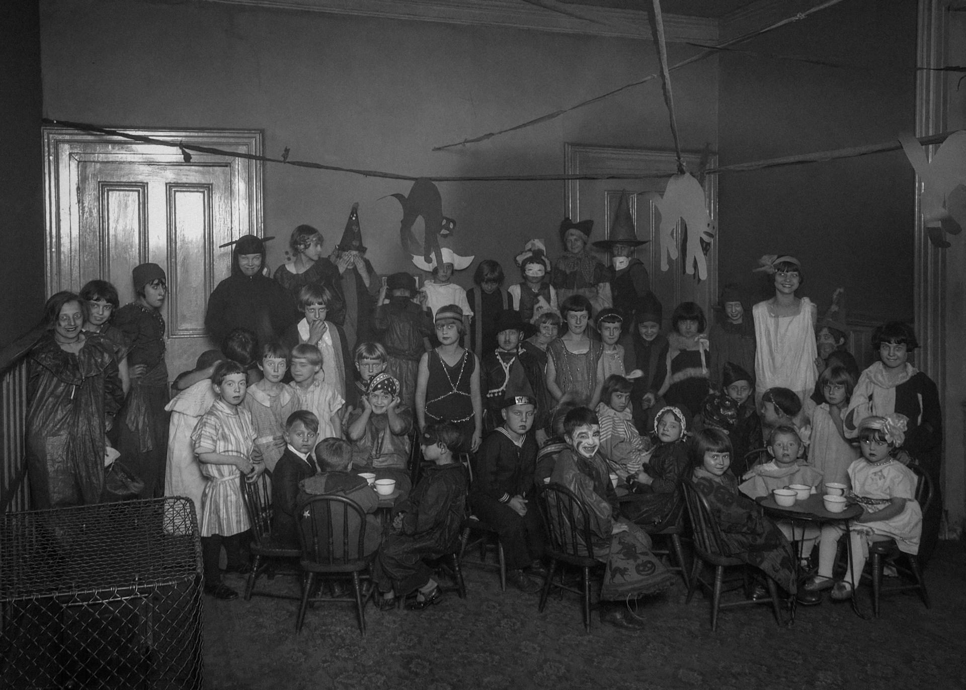 Halloweenfirande i USA 1925.