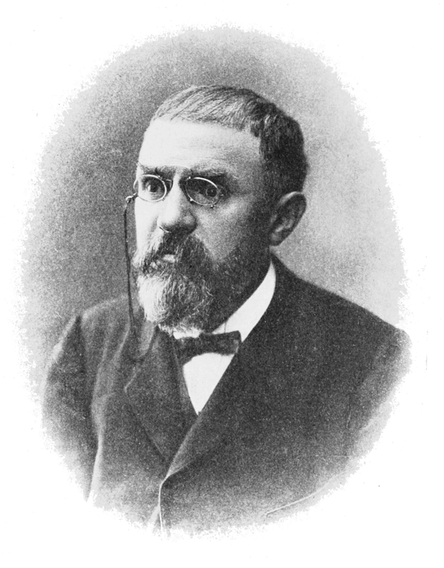Gammalt fotografi av Henri Poincaré