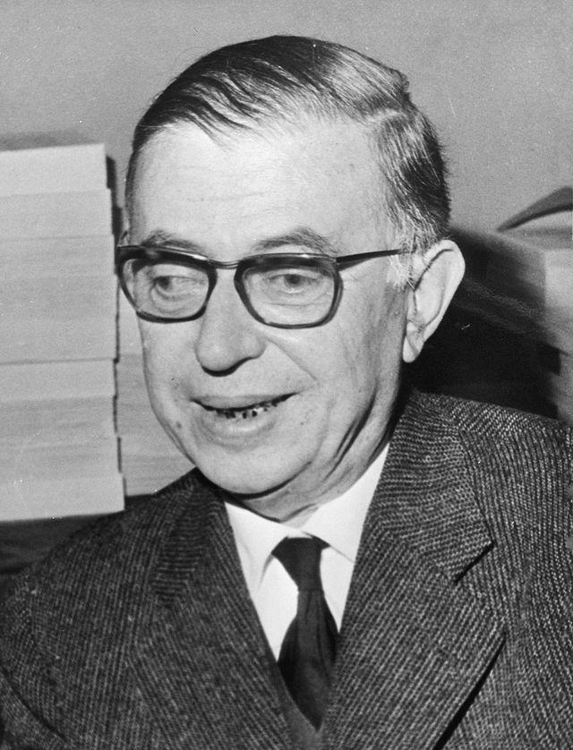 Fotografi av Sartre från 1960-talet.