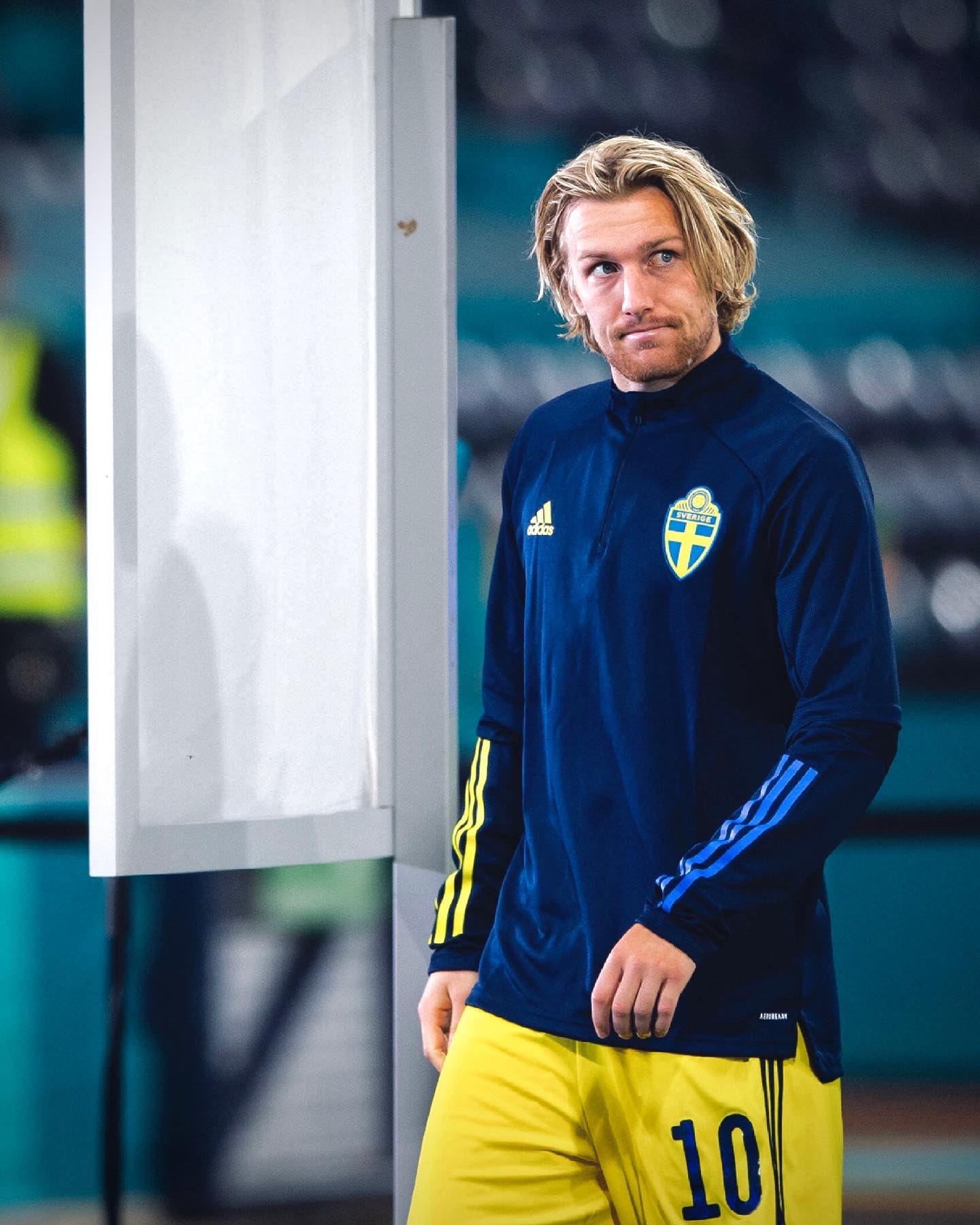 Forsberg stod för fyra mål i Sverige-Ukraina-matchen i EM 2021. (Bild av Svensk Fotboll)